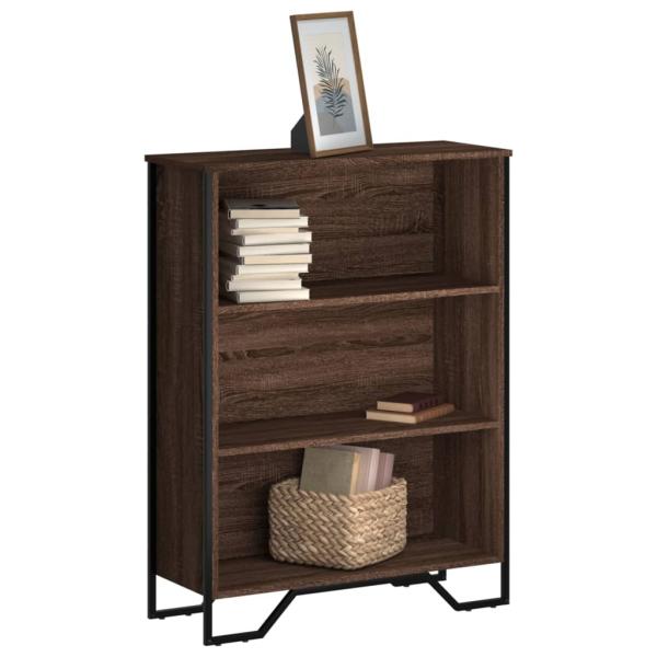 ARDEBO.de - Bücherregal Braun Eichen-Optik 80x31x106 cm Holzwerkstoff