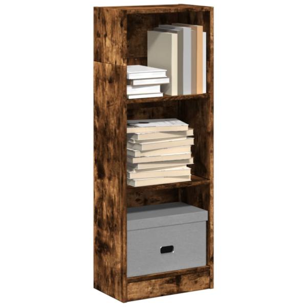 ARDEBO.de - Bücherregal Räuchereiche 40x24x109 cm Holzwerkstoff