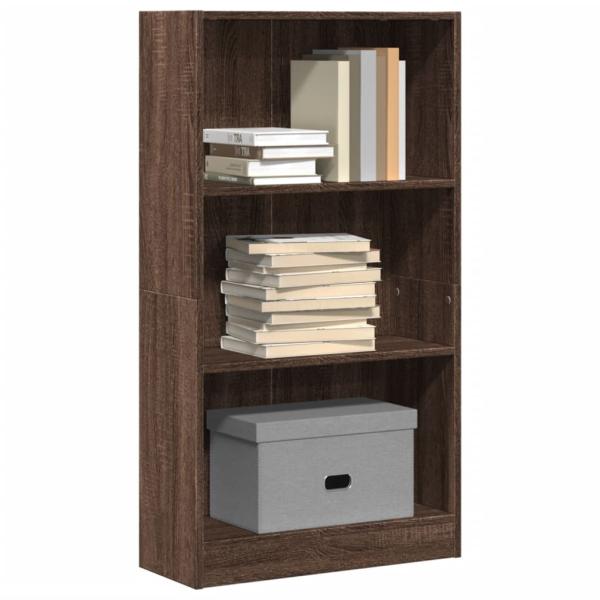 ARDEBO.de - Bücherregal Braun Eichen-Optik 60x24x109 cm Holzwerkstoff
