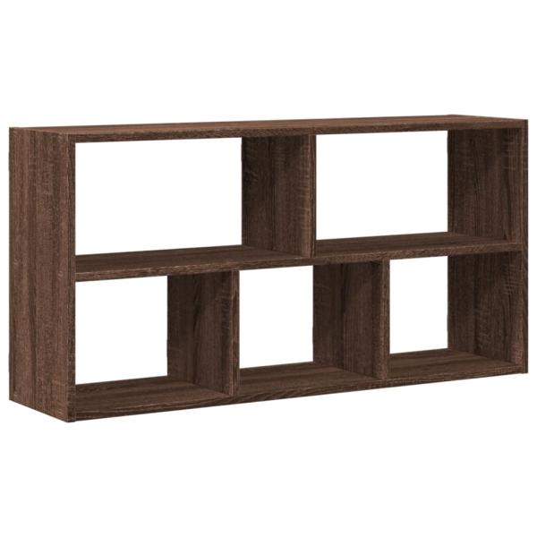 ARDEBO.de - Wandregal Braun Eichen-Optik 100x25x50 cm Holzwerkstoff