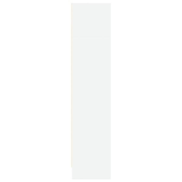 Bücherregal Weiß 80x24x109 cm Holzwerkstoff