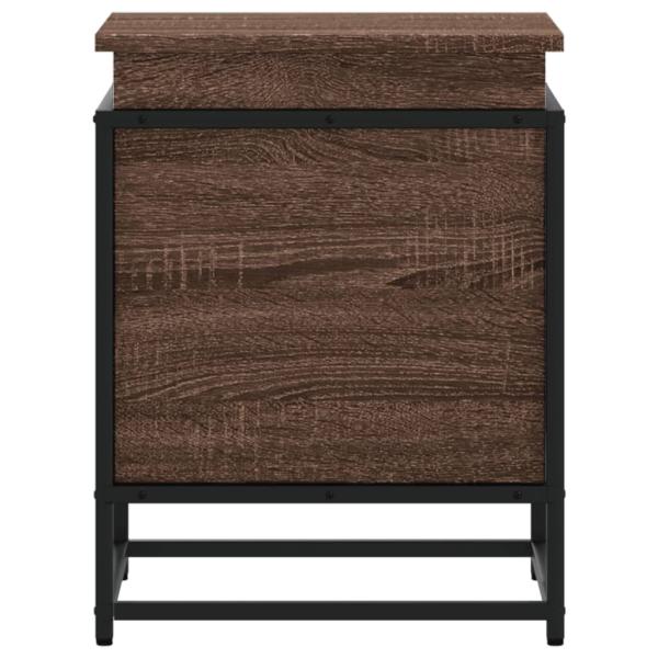 Aufbewahrungsbox mit Deckel Eichen-Optik 40x40x51,5 cm