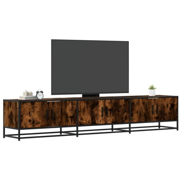 ARDEBO.de - TV-Schrank Räuchereiche 210x35x41 cm Holzwerkstoff