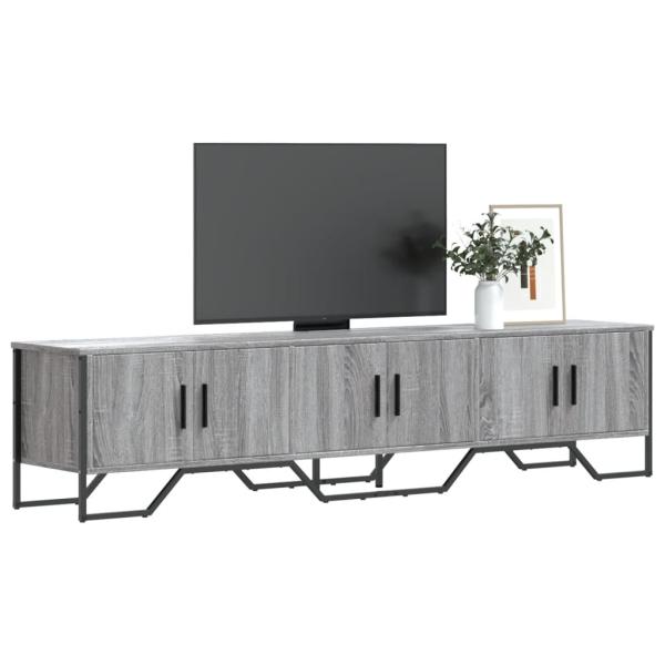 ARDEBO.de - TV-Schrank Grau Sonoma 180x34x41 cm Holzwerkstoff