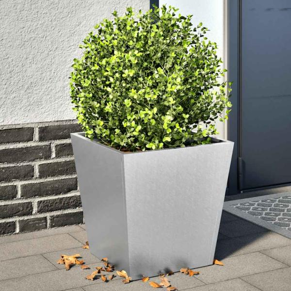 ARDEBO.de - Pflanzkübel 2 Stk. 40x40x40 cm Verzinkter Stahl