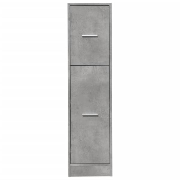 Apothekerschrank Betongrau 30x41x118 cm Holzwerkstoff