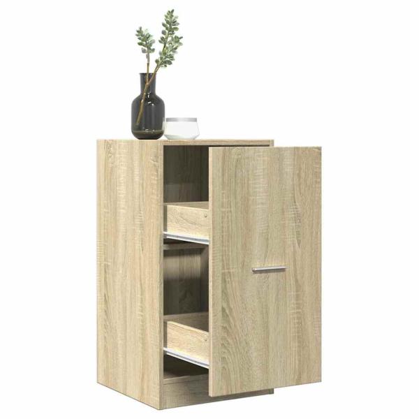 ARDEBO.de - Apothekerschrank Sonoma-Eiche 40x41x77,5 cm Holzwerkstoff