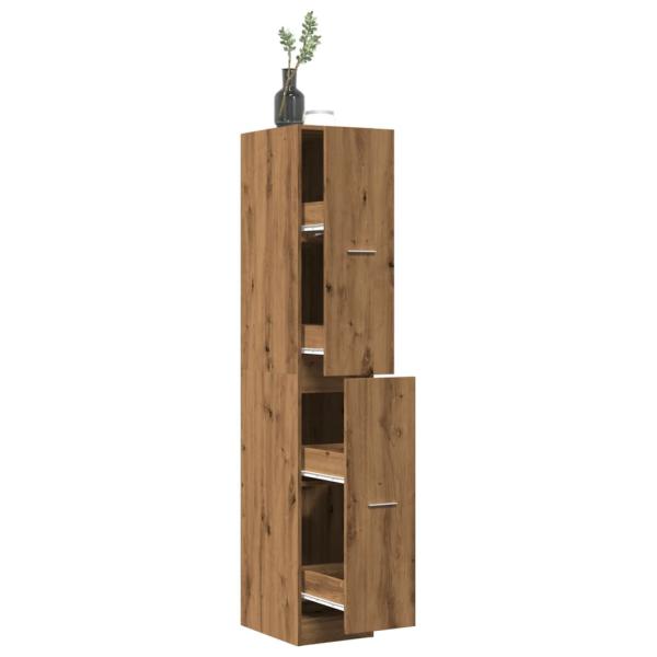 ARDEBO.de - Apothekerschrank Artisan-Eiche 30x41x174,5 cm Holzwerkstoff