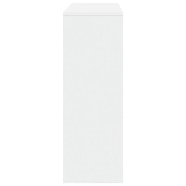 Bücherregal/Raumteiler Weiß 100x33x94,5 cm