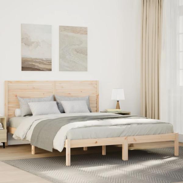 ARDEBO.de - Massivholzbett Extra Lang ohne Matratze 160x210 cm