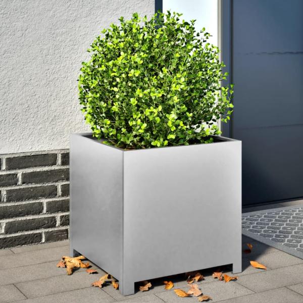 ARDEBO.de - Pflanzkübel 50x50x50 cm Verzinkter Stahl