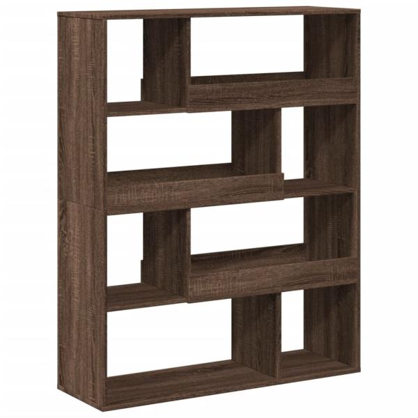 ARDEBO.de - Bücherregal Eichen-Optik 100x33x125,5 cm Holzwerkstoff