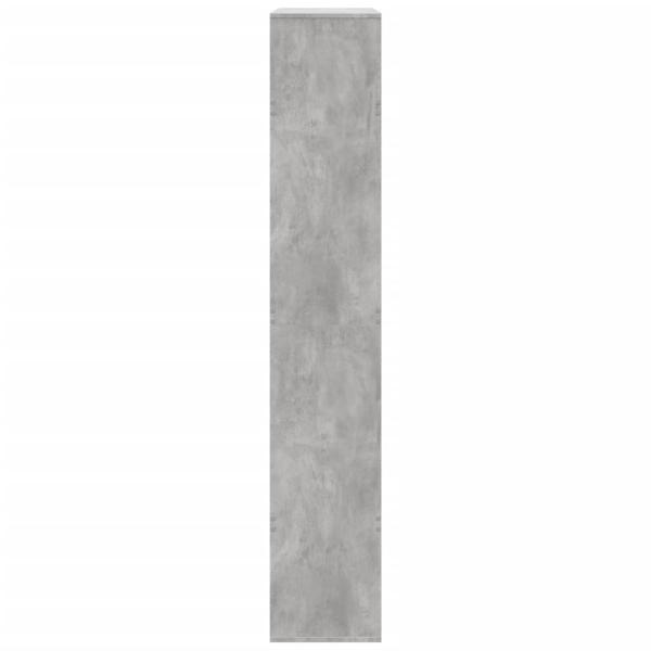 Raumteiler Betongrau 100x33x187,5 cm Holzwerkstoff