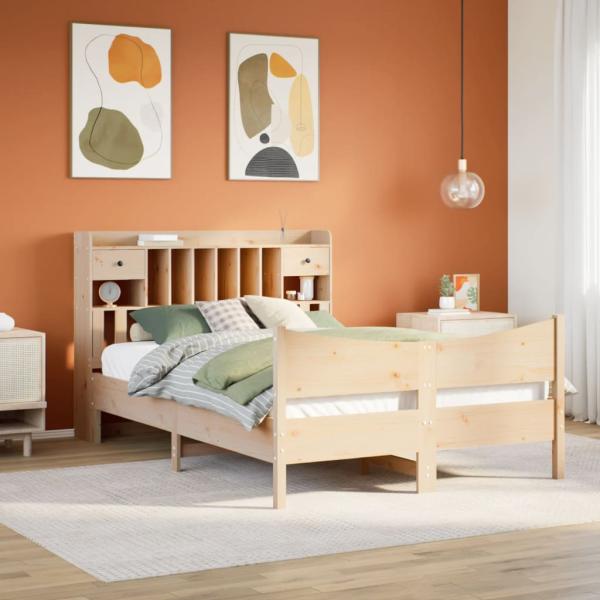 ARDEBO.de - Massivholzbett ohne Matratze 150x200 cm Kiefernholz