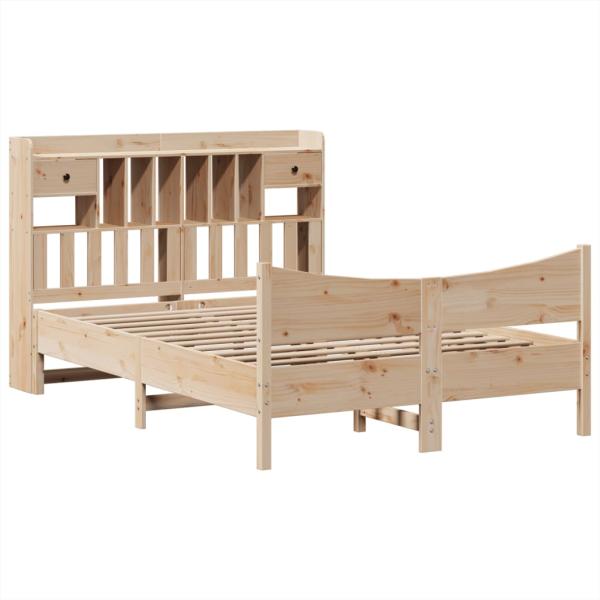 Massivholzbett ohne Matratze 150x200 cm Kiefernholz