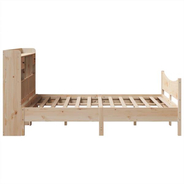 Massivholzbett ohne Matratze 150x200 cm Kiefernholz
