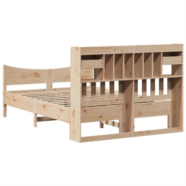 Massivholzbett ohne Matratze 150x200 cm Kiefernholz