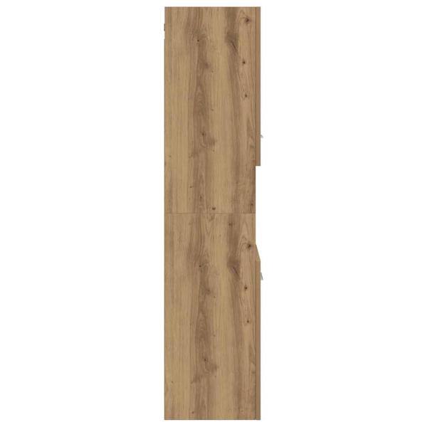 Bad-Hängeschrank Artisan-Eiche 30x30x130 cm Holzwerkstoff