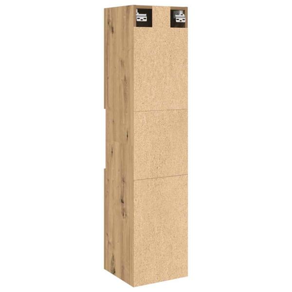 Bad-Hängeschrank Artisan-Eiche 30x30x130 cm Holzwerkstoff