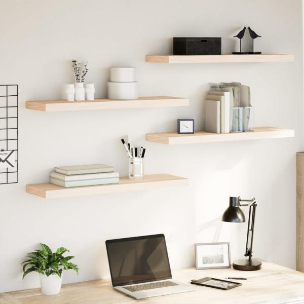 ARDEBO.de - Schweberegale 4 Stk. 80x23,5x4 cm Holzwerkstoff