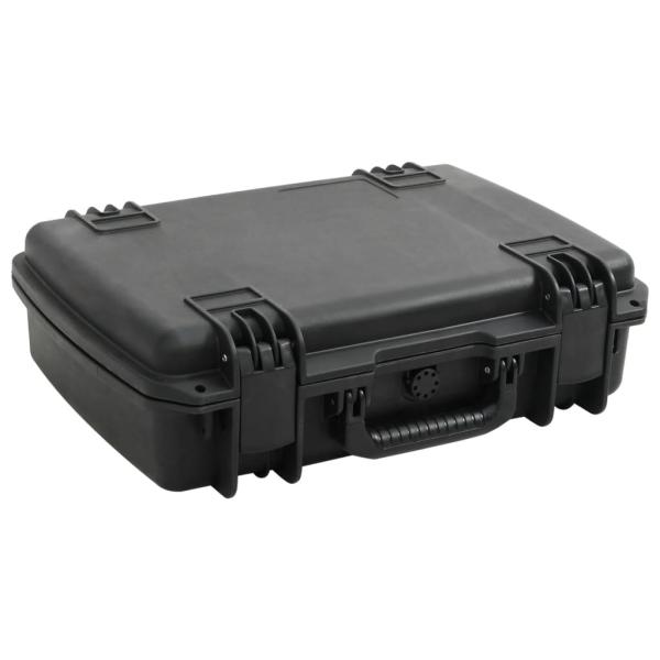 ARDEBO.de - Koffer für Flugreise Tragbar Schwarz 50,5x37x14,5 cm PP