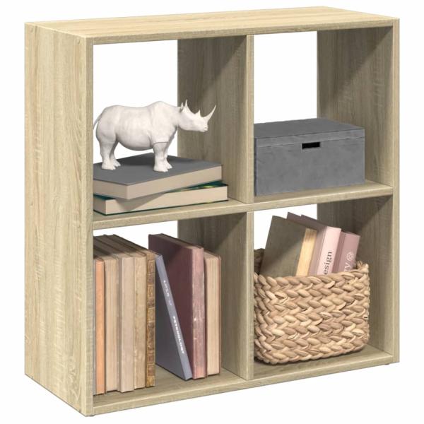 ARDEBO.de - Raumteiler-Bücherregal Sonoma-Eiche 69,5x29x69,5 cm