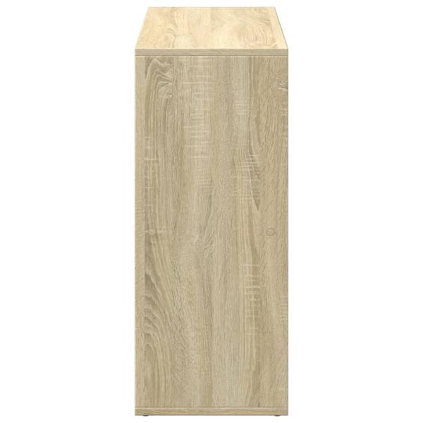 Raumteiler-Bücherregal Sonoma-Eiche 69,5x29x69,5 cm