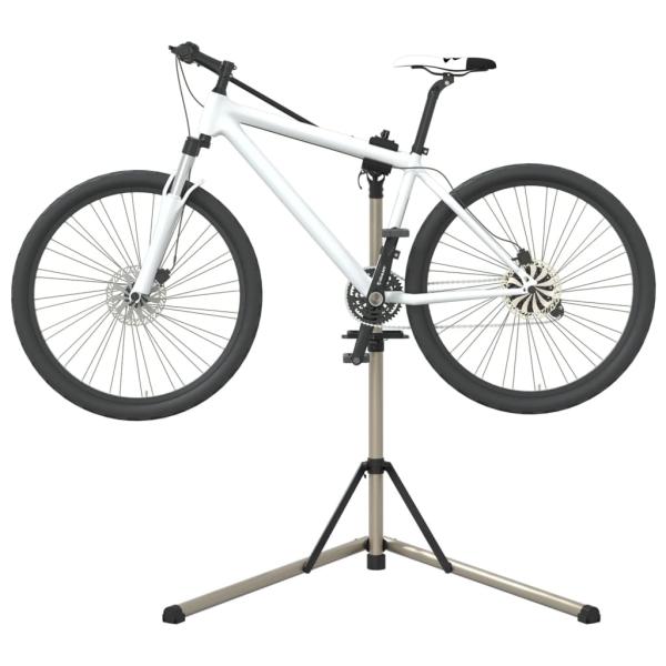 ARDEBO.de - Fahrrad-Montageständer Faltbar Verstellbar 102-160 cm Aluminium