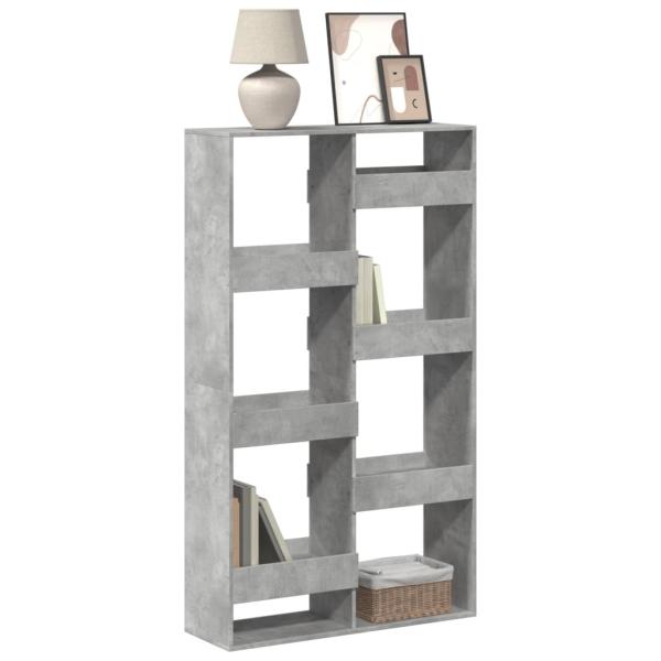ARDEBO.de - Bücherregal Betongrau 100x33x175 cm Holzwerkstoff