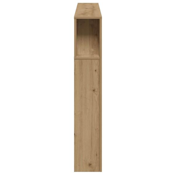 LED-Kopfteil Artisan-Eiche 180x18,5x103,5 cm Holzwerkstoff