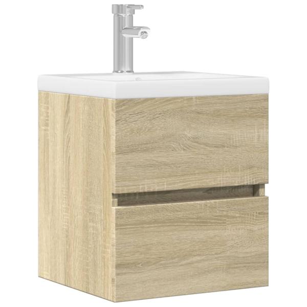 ARDEBO.de - Waschbeckenunterschrank Sonoma-Eiche 41x38,5x45cm Holzwerkstoff
