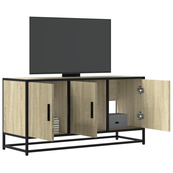 ARDEBO.de - TV-Schrank Sonoma-Eiche 100x35x50 cm Holzwerkstoff