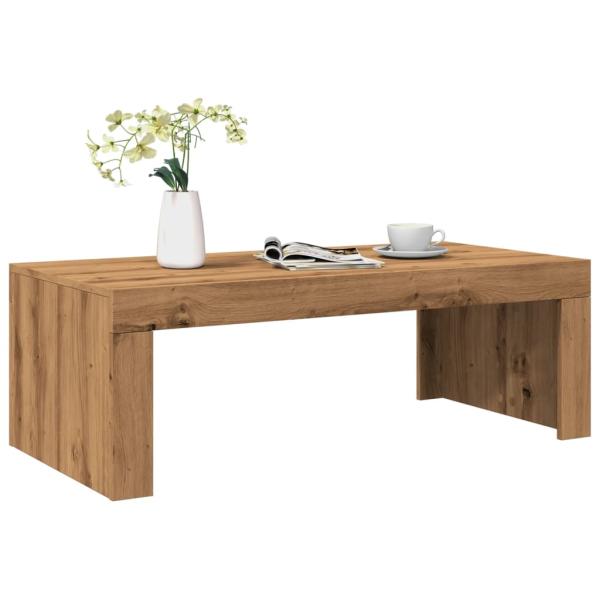 ARDEBO.de - Couchtisch Artisan-Eiche 102x50x35 cm Holzwerkstoff