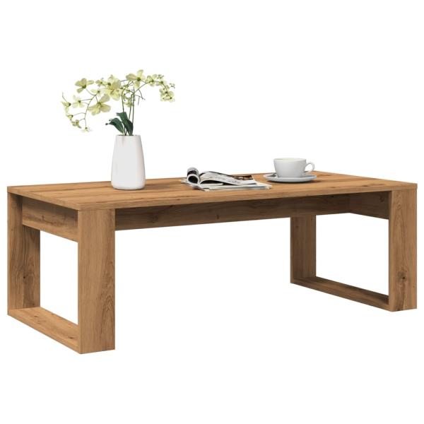 ARDEBO.de - Couchtisch Artisan-Eiche 102x50x35 cm Holzwerkstoff