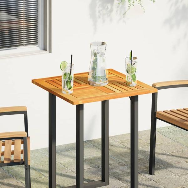 ARDEBO.de - Tischplatte 60x60x2 cm Quadratisch Massivholz Akazie