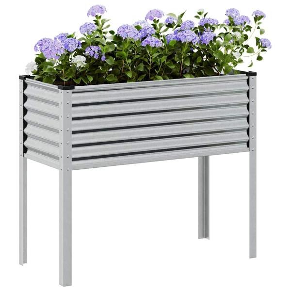 ARDEBO.de - Pflanzkübel 100x41x90 cm Verzinkter Stahl