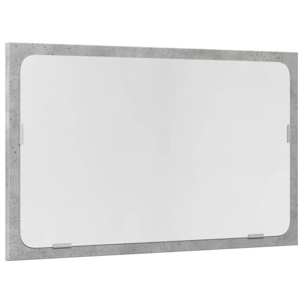 2-tlg. Badmöbel-Set Betongrau Holzwerkstoff