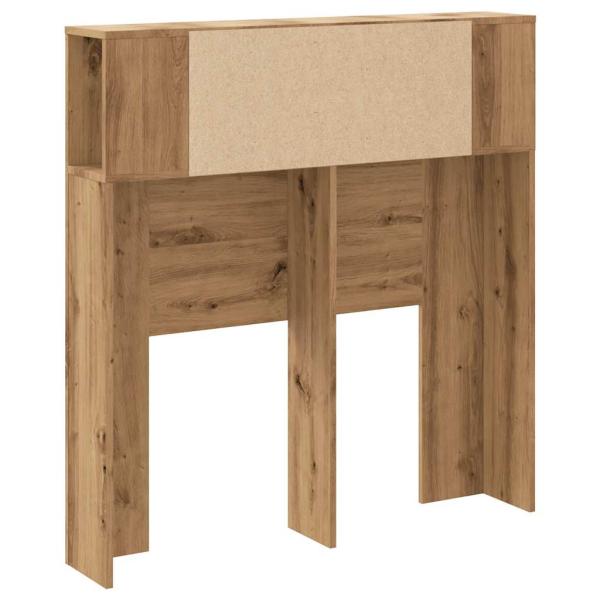 Kopfteil mit Ablagen Artisan-Eiche 100x19x104,5cm Holzwerkstoff