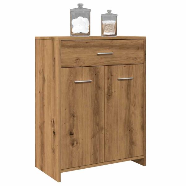ARDEBO.de - Badschrank Artisan-Eiche 60x33x80 cm Holzwerkstoff