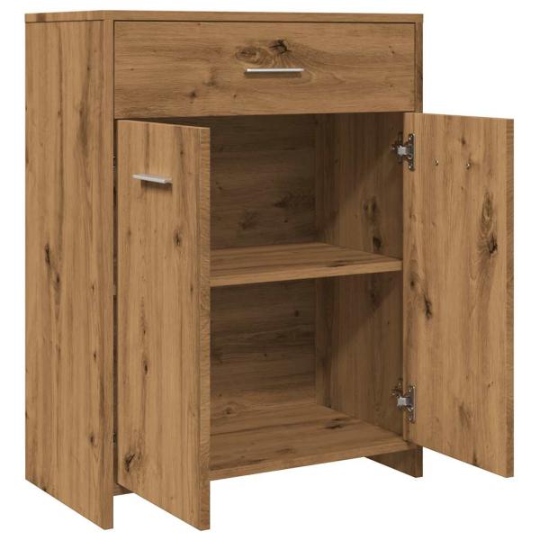 Badschrank Artisan-Eiche 60x33x80 cm Holzwerkstoff