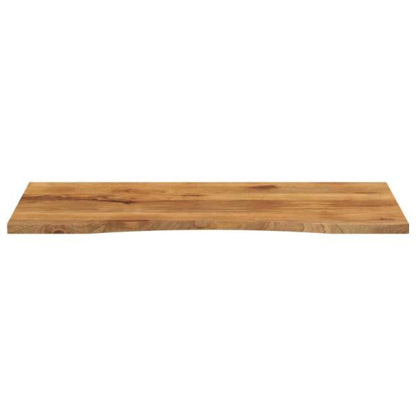 ARDEBO.de - Schreibtischplatte mit Aussparung 140x50x2,5cm Massivholz Mango