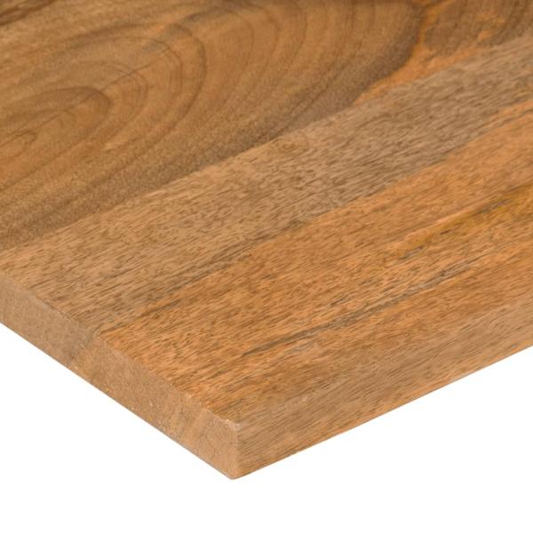 Schreibtischplatte mit Aussparung 140x50x2,5cm Massivholz Mango