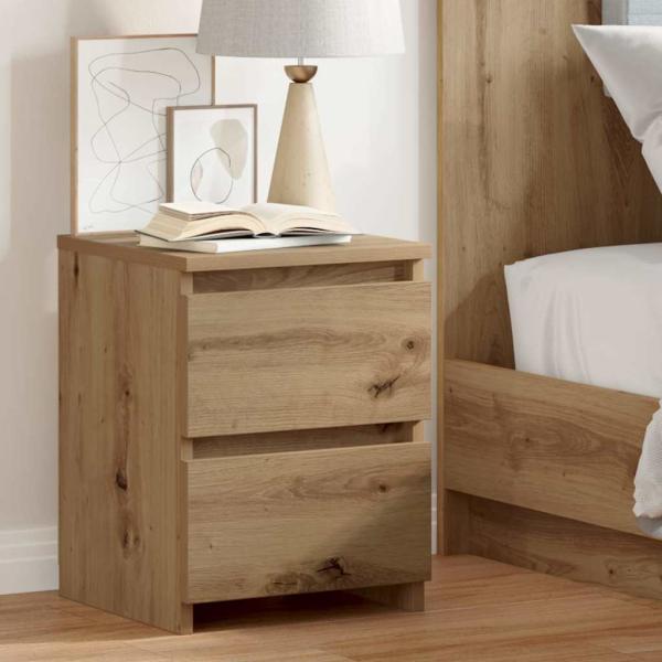 ARDEBO.de - Nachttisch Artisan-Eiche 30x30x40 cm Holzwerkstoff