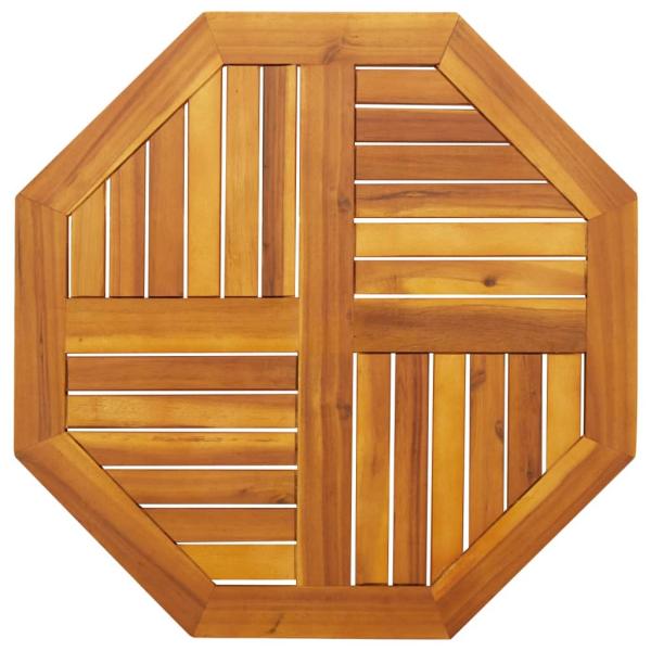 ARDEBO.de - Tischplatte 70x70x2 cm Achteckig Massivholz Akazie