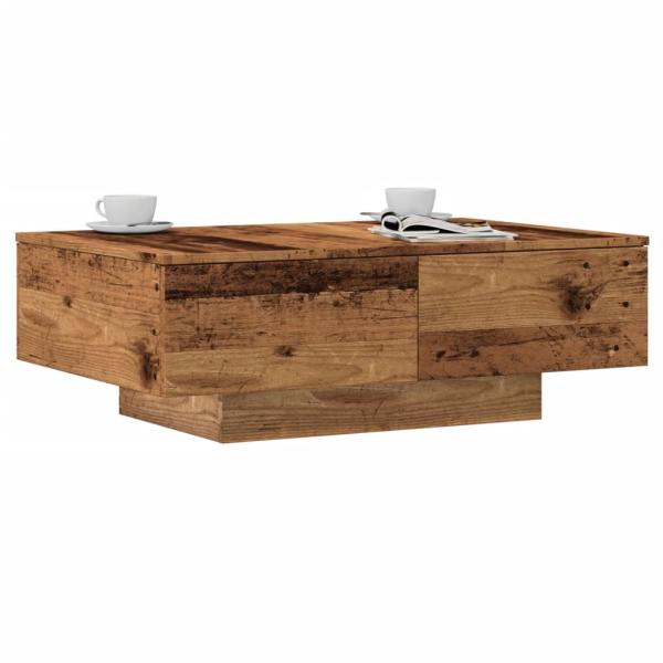 ARDEBO.de - Couchtisch Altholz-Optik 90x60x31 cm Holzwerkstoff