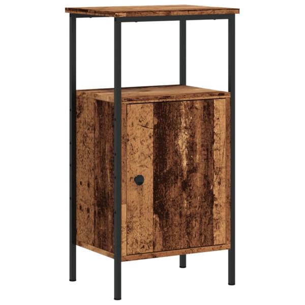 Nachttische 2 Stk. Altholz-Optik 41x31x80 cm Holzwerkstoff