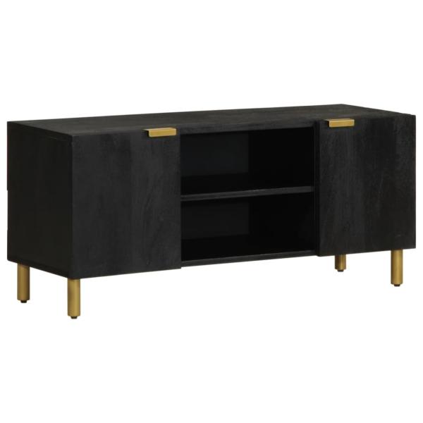ARDEBO.de - TV-Schrank Schwarz 105x33x46 cm Holzwerkstoff