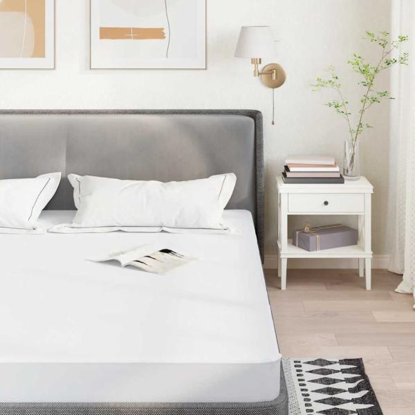 ARDEBO.de - Matratzenschoner Weiß 200x220 cm Wasserdicht