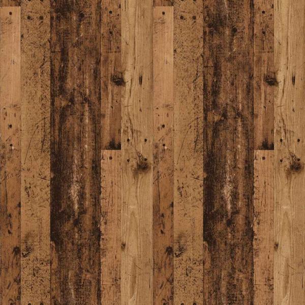 CD-Wandregal Altholz-Optik 100x18x18 cm Holzwerkstoff