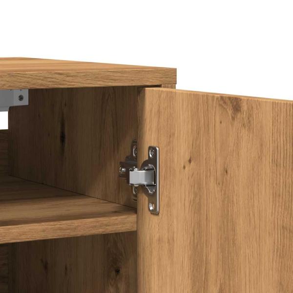 Schuhschrank Artisan-Eiche 32x35x70 cm Holzwerkstoff